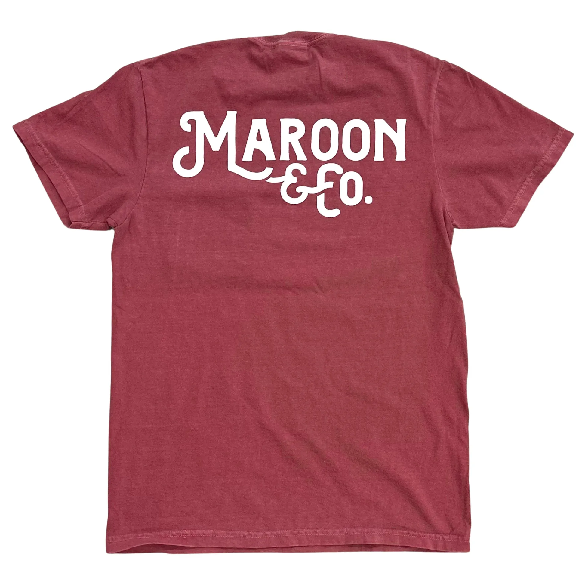 Maroon & Co Pocket Tee – Brick